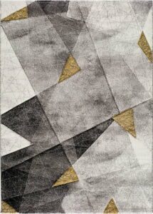Šedo-žlutý koberec Bianca Grey