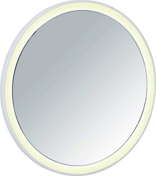 Bílé zrcadlo s LED osvícením