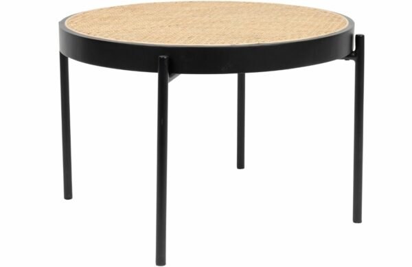 Černý dřevěný konferenční stolek ZUIVER SPIKE 65