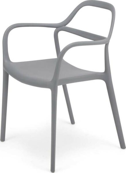 Sada 2 šedých jídelních židlí Bonami