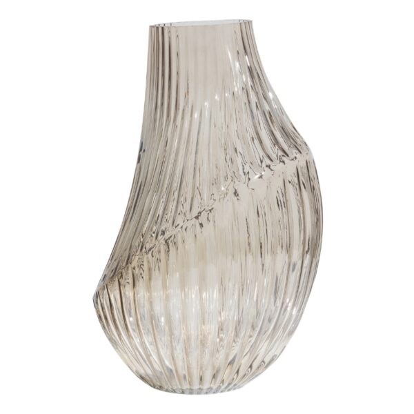Hoorns Béžová skleněná váza Tote 35