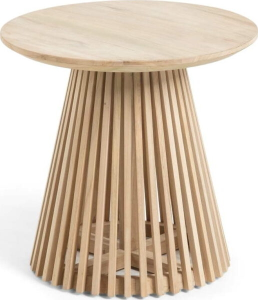 Příruční stolek z teakového dřeva Kave Home