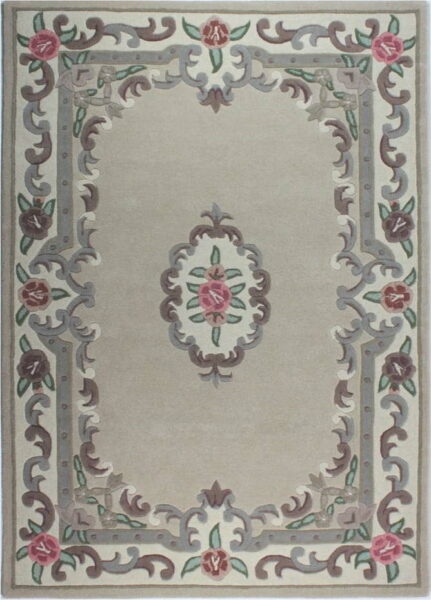 Béžový vlněný koberec Flair Rugs