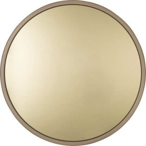 Nástěnné ocelové zrcadlo ve zlaté barvě