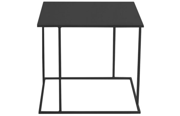 Nordic Design Černý kovový konferenční stolek Valter 50