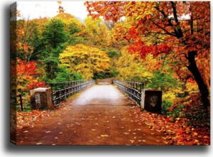 Obraz Tablo Center Autumn Bridge