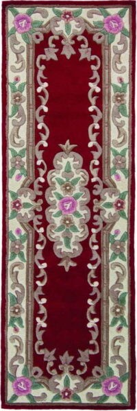 Červený vlněný koberec Flair Rugs