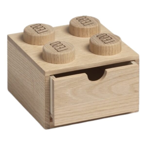 Světlý dubový úložný box LEGO® Storage