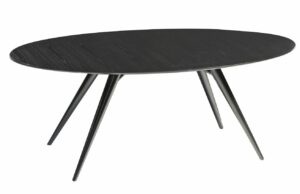 ​​​​​Dan-Form Černý dřevěný rozkládací stůl DAN-FORM