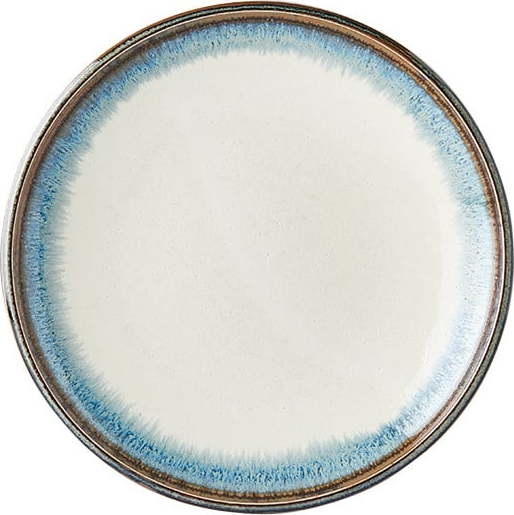 Bílý keramický talířek MIJ