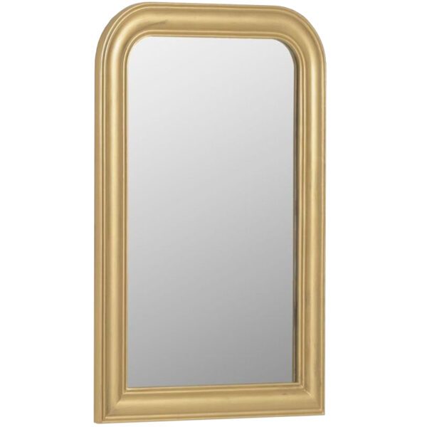 Zlaté závěsné zrcadlo Kave Home Adinoshika