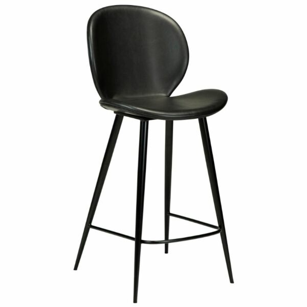 ​​​​​Dan-Form Černá koženková barová židle židle