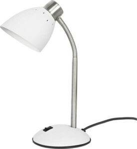 Bílá stolní lampa Leitmotiv