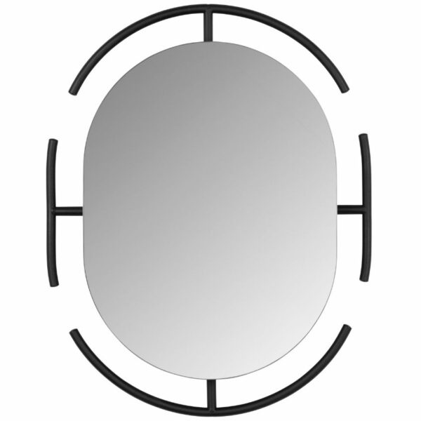Černé kovové zrcadlo ZUIVER EMMA 70