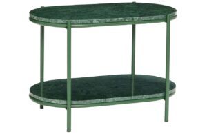Zelený mramorový konferenční stolek Hübsch Nusa