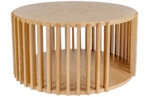 Dubový kulatý konferenční stolek Woodman Drum