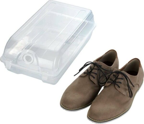 Transparentní úložný box na boty Wenko