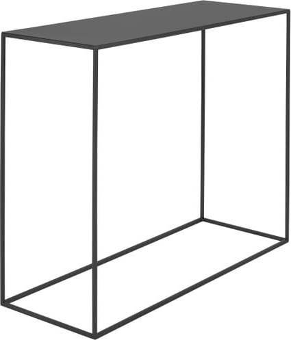 Černý konzolový kovový stůl CustomForm Tensio