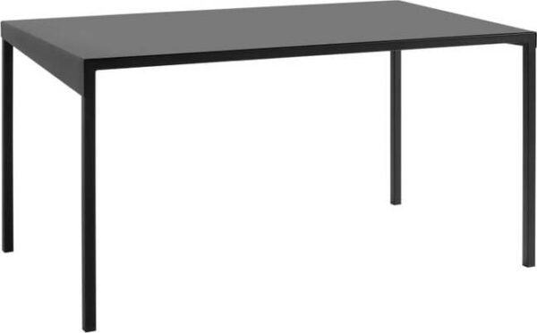 Černý kovový jídelní stůl CustomForm Obroos