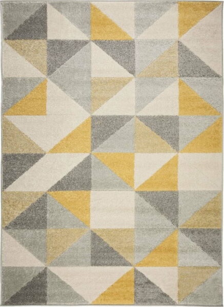 Šedo-žlutý koberec Flair Rugs Urban Triangle