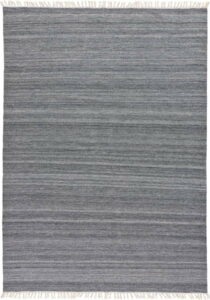 Tmavě šedý venkovní koberec z recyklovaného plastu Universal