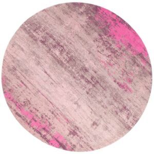 Moebel Living Růžový látkový koberec