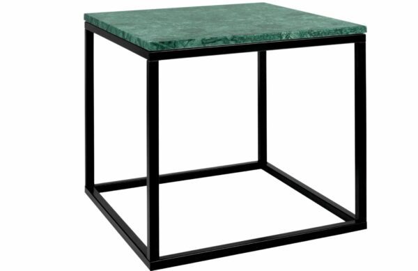Zelený mramorový odkládací stolek TEMAHOME Prairie 50 x