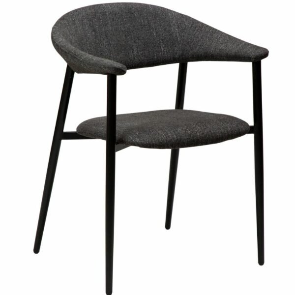 ​​​​​Dan-Form Černá látková jídelní židle