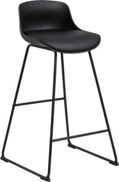 Černá barová židle Actona