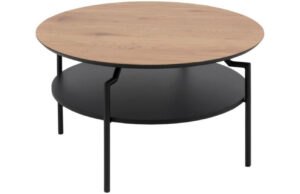 Scandi Hnědý dřevěný konferenční stolek