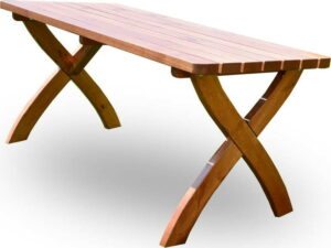Zahradní jídelní stůl z borovicového dřeva 160x70
