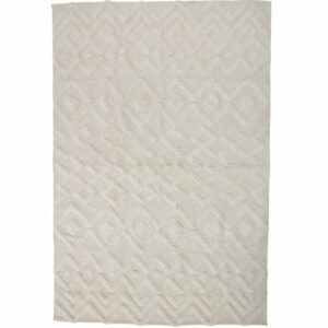 Krémově bílý bavlněný koberec Bloomingville Billa