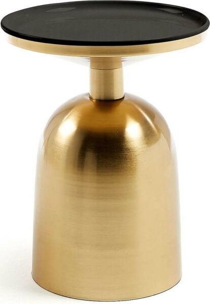 Odkládací stolek ve zlaté barvě Kave