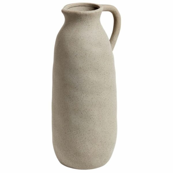 Béžová keramická váza Kave Home