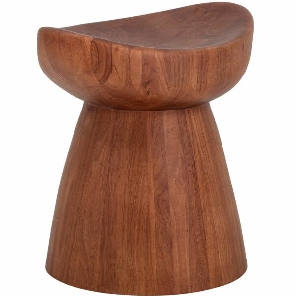Hnědá dřevěná stolička Bloomingville Luc