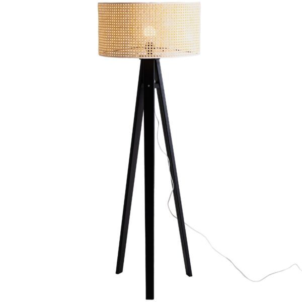 Nordic Design Ratanová stojací lampa Floki 141