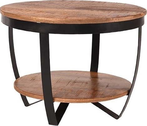 Odkládací stolek s deskou z mangového dřeva