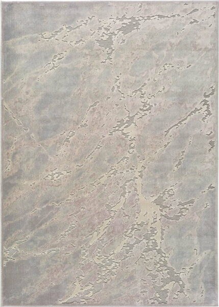 Šedo-béžový koberec z viskózy Universal Margot Marble