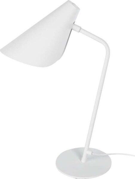 Bílá stolní lampa SULION