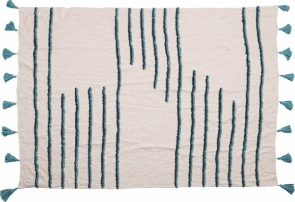 Béžovo-tyrkysový koberec 130x170 cm –