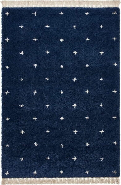 Námořnicky modrý koberec Think Rugs Boho Dots