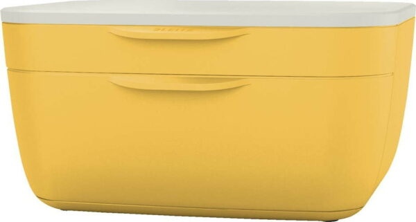 Žlutý zásuvkový box Leitz