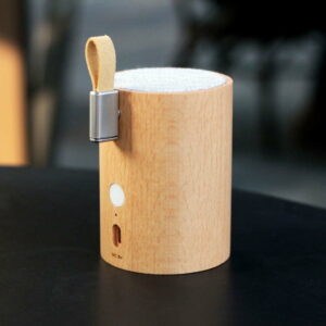 Bluetooth reproduktor z bukového dřeva