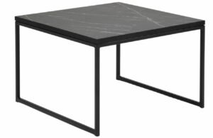 Černý mramorový konferenční stolek MICADONI VELD