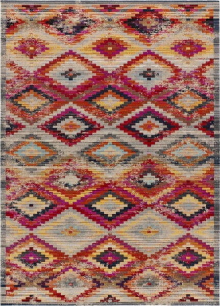 Červený venkovní koberec 290x200 cm