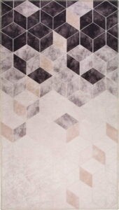 Šedo-krémový pratelný koberec 230x160 cm