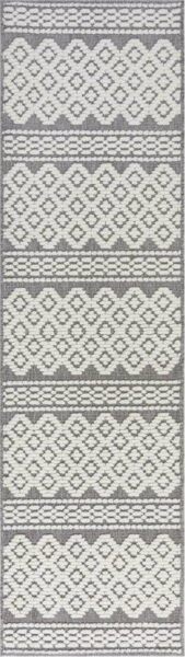 Šedý pratelný koberec běhoun 60x218 cm VERVE