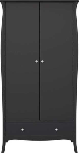 Černá šatní skříň 99x192 cm