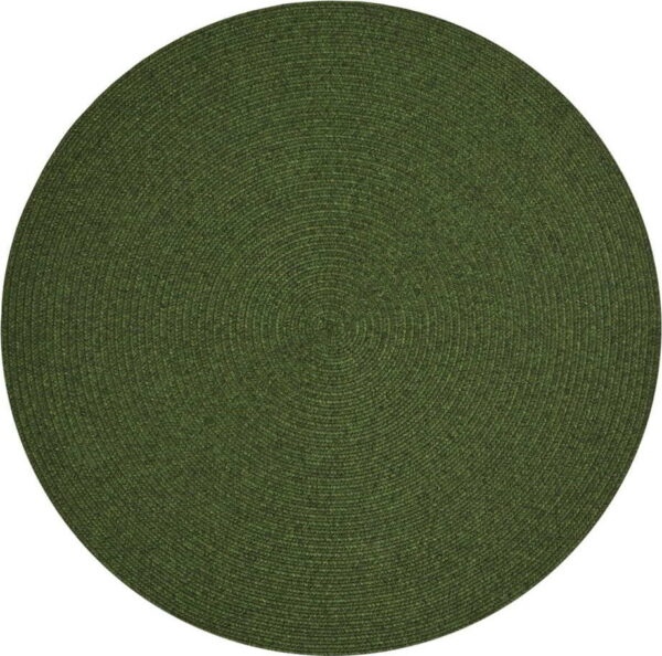 Zelený kulatý venkovní koberec ø 150