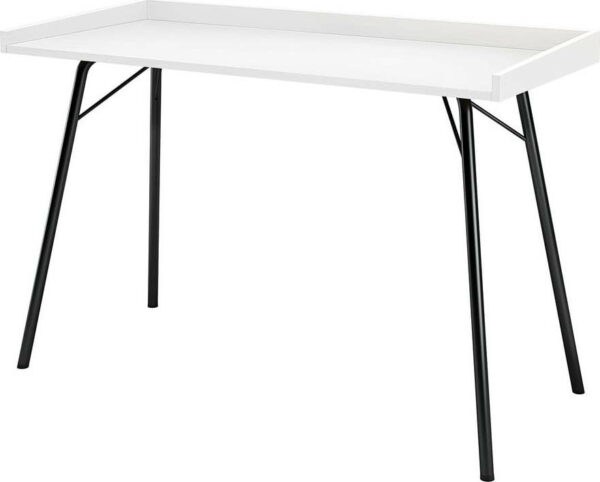 Pracovní stůl s bílou deskou 52x115